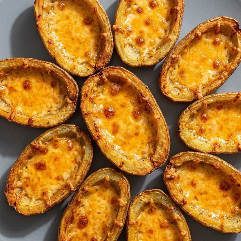 Potato Skins with Cheese